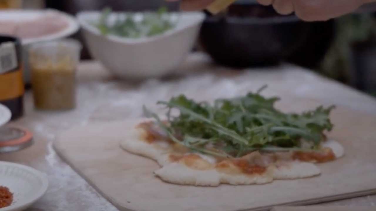 Parma Pizza mit Rucola - Doktorenhof