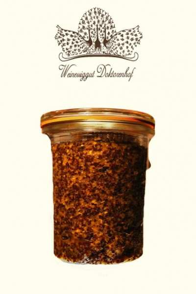 Mustard Senf de Senf mit Steinpilzen