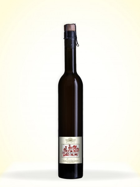 Weinessig mit schwarzen Johannisbeeren